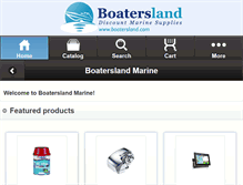 Tablet Screenshot of boatersland.com